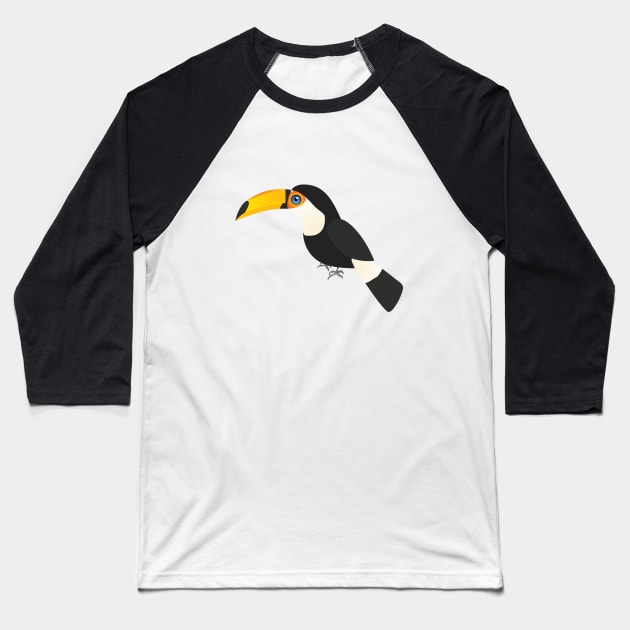 Toco toucan Baseball T-Shirt by Bwiselizzy